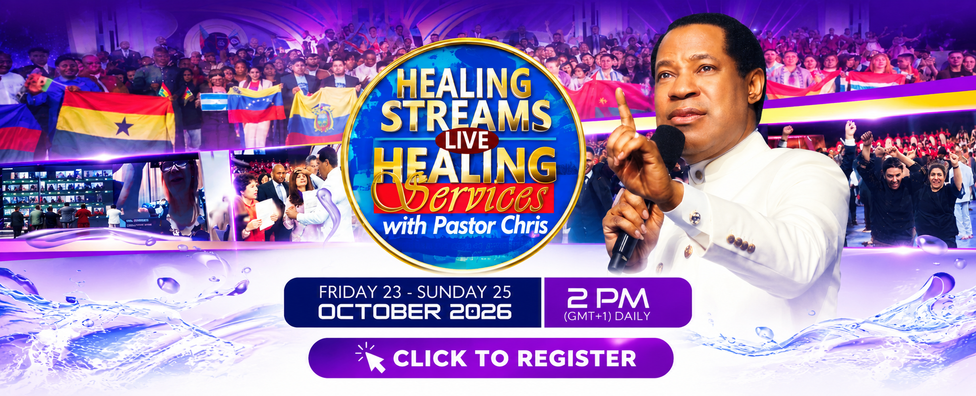Healing Streams Live Healing Services with Pastor Chris — Click to Register